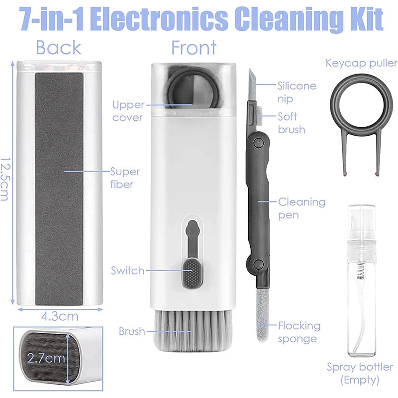 7-in-1 Keyboard Cleaning Kitg Bluetooth Earphones Cleaning Kit