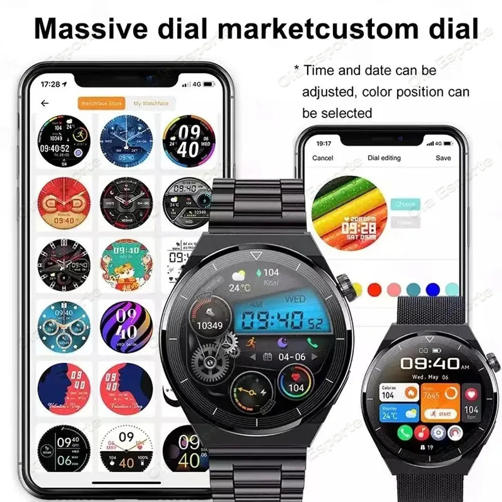 2023 New GT3 Pro Smart Watch Men Women AMor Android IOS