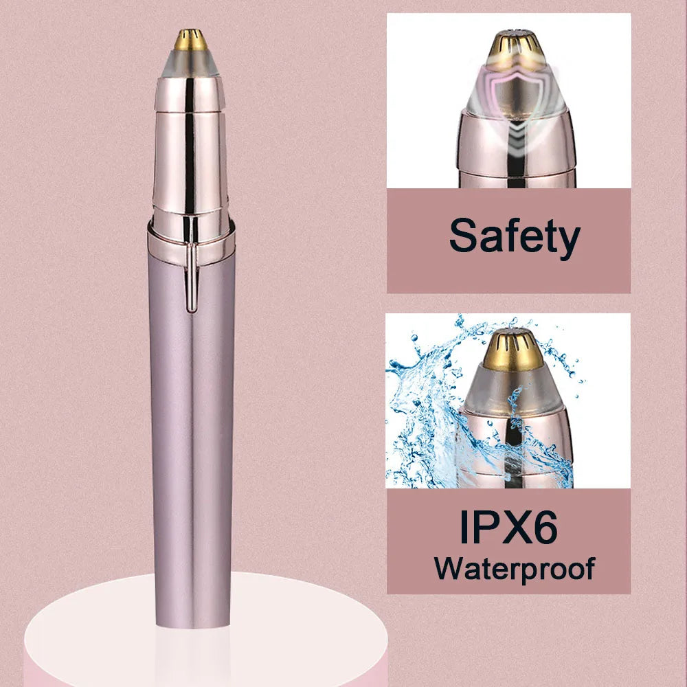 Women Electric Eyebrow Trimmer Security