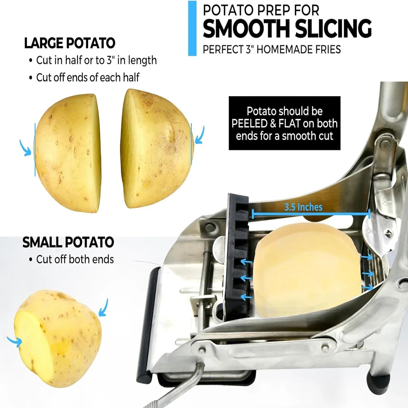 French Fry Cutter Stainless Steel Potato Carrot Onionper Chipsl