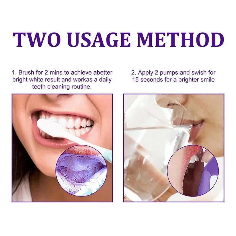 50ml V34 Mousse Toothpaste Teeth Whitening