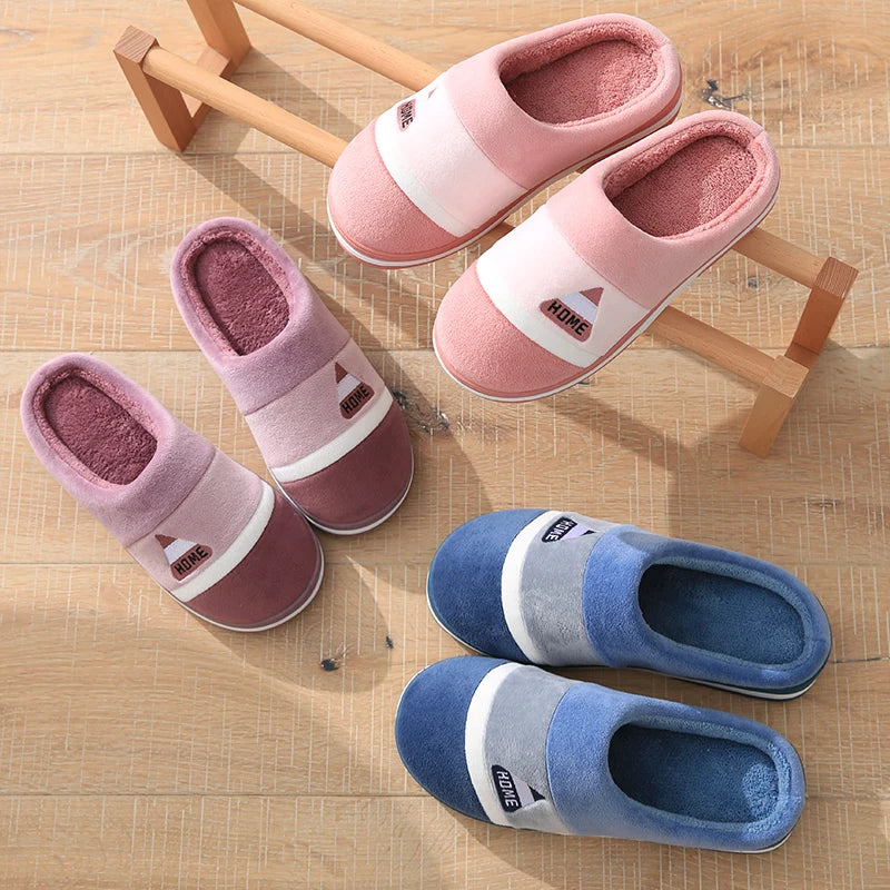 Winter Footwear Flat New Summer Women Indoor Home Non Slip Versatile House Shoes Warm Plush Cotton Slippers