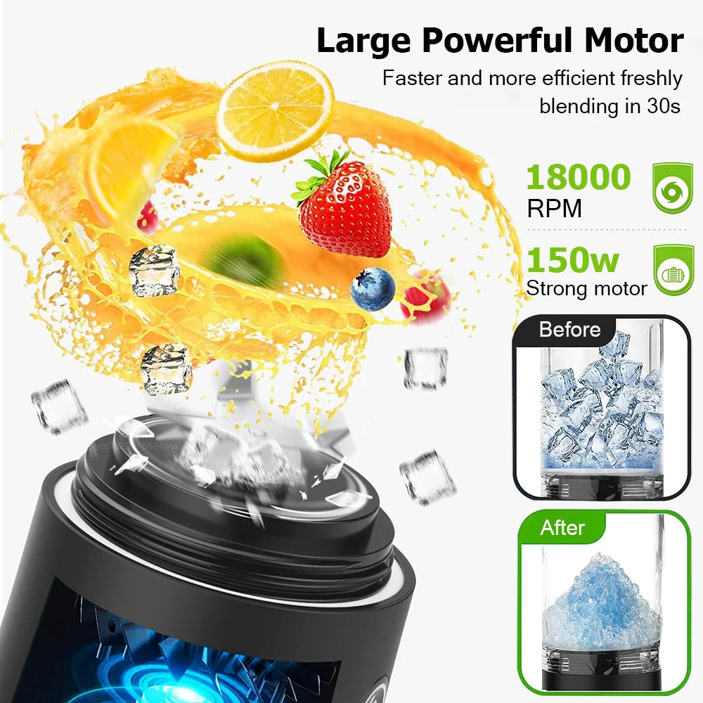 Portable Blender Mini Electric Machine Portable Blender Bottle