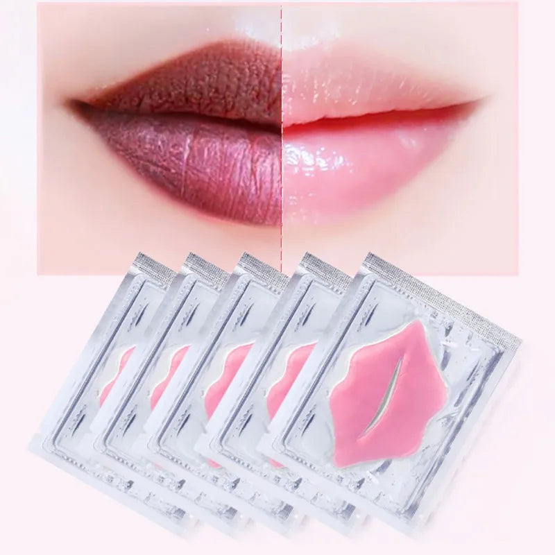 50pcs Collagen Lip Mask Moisturizing Anti Wrinkle