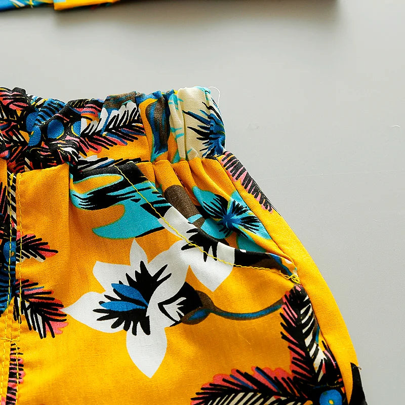 Boy Children's Clothing Baby Girl Clothes Summer Baby Flowers