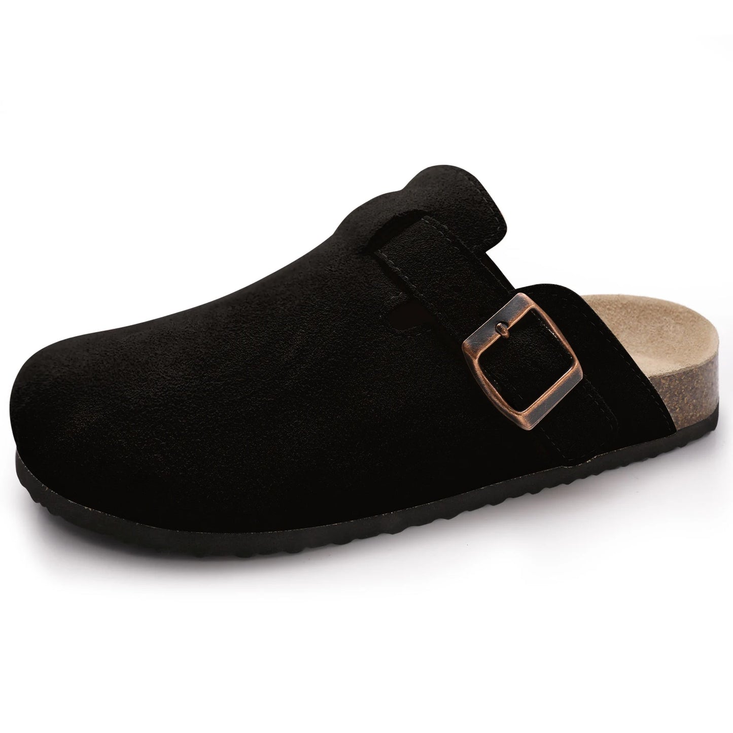Comwarm Cork Footbed Clogs For Women Men
