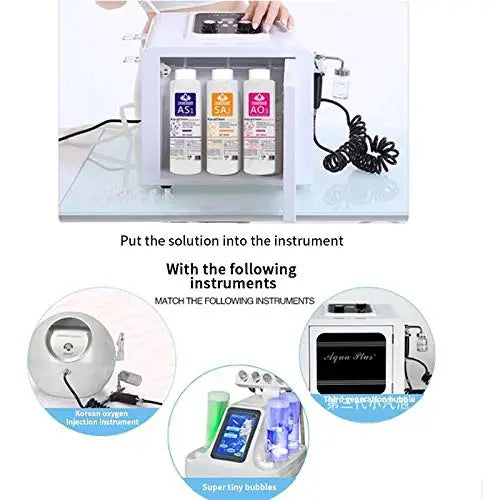 3pcs/Lot 1200ML Hydra Liquid uty Machine Skin Care Deep Cleaning