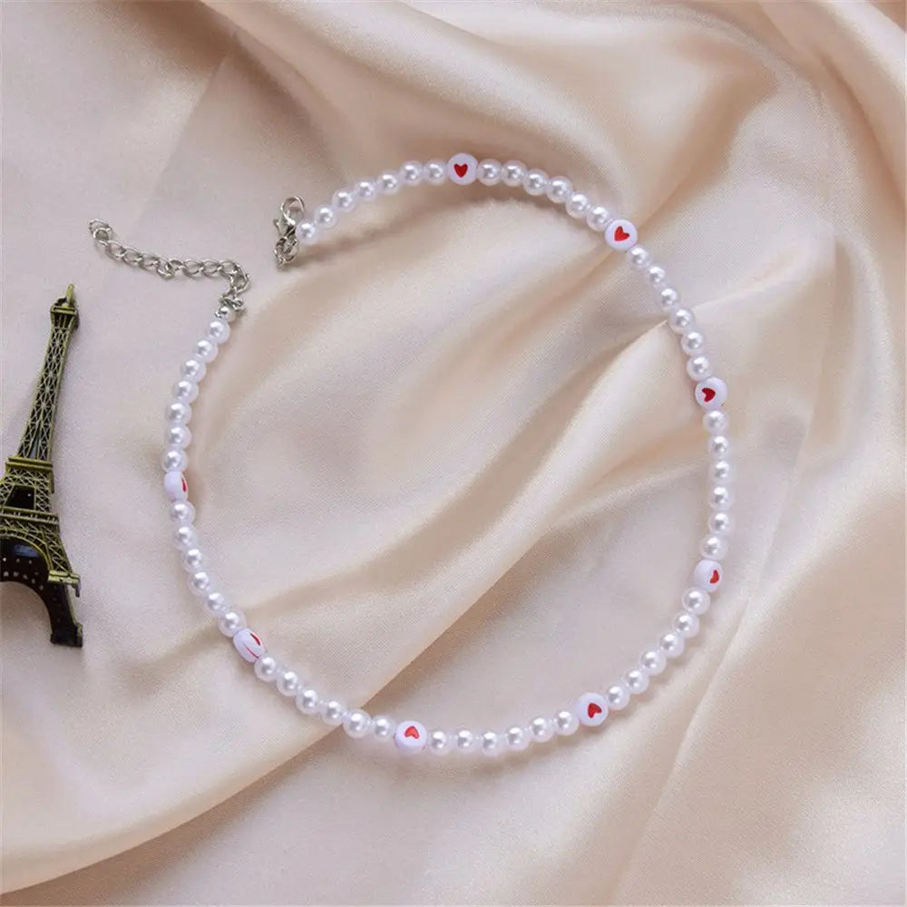 Fashion Simple Heart Pattern Pearl