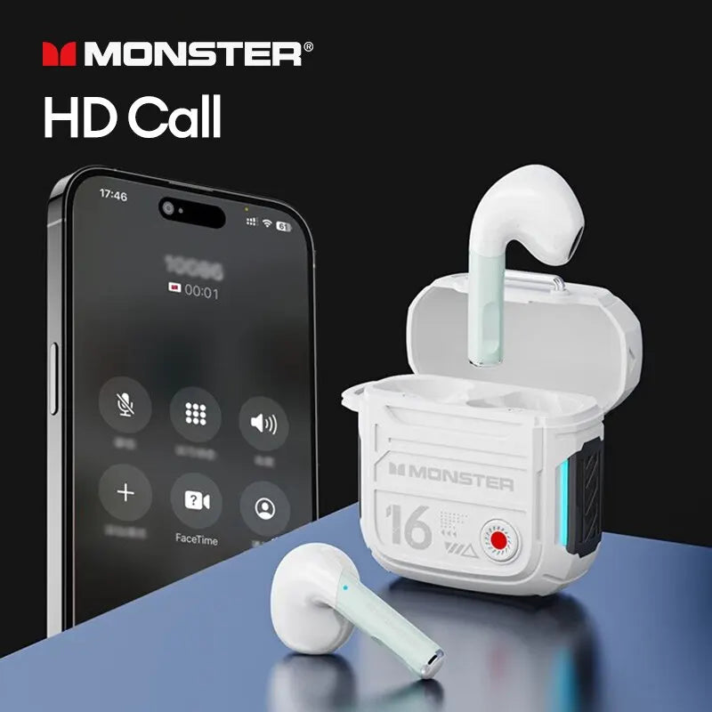 Monster XKT16 Wireless Earphones Bluetooth 5.3 Gaming