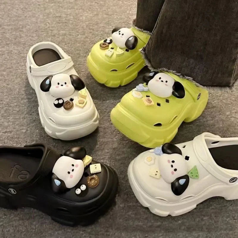 2024 New Thick Soles Sandals Hole Shoes Women