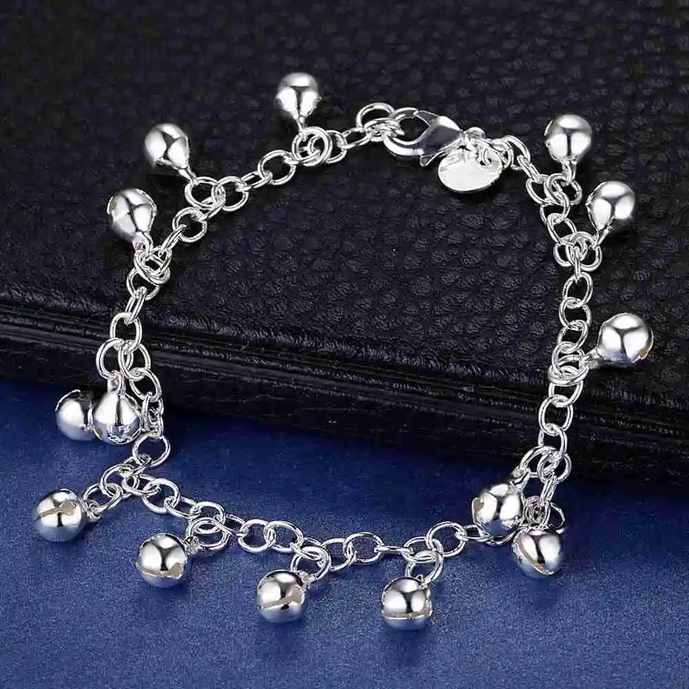 New 925 Sterling Silver Bead Heart High