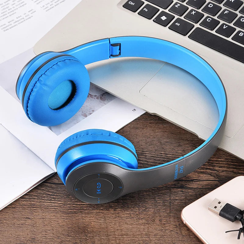 Bluetooth 5.0 Wireless Headphone F With Mic USB Adaptor