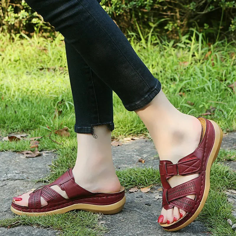 2024 Summer Women Wedge Sandals Premium Shoes