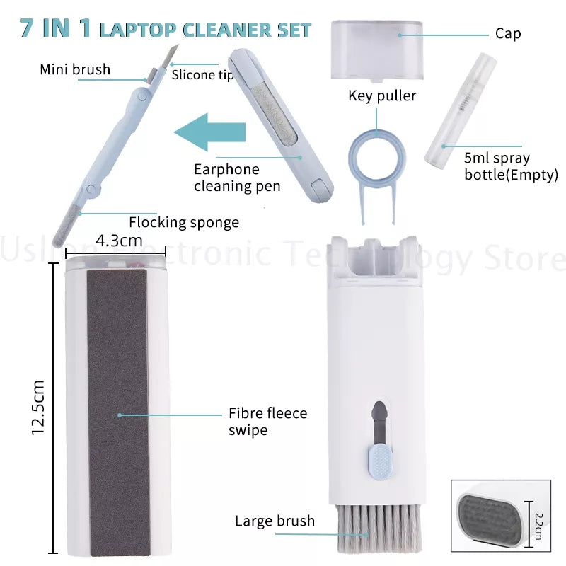 7-in-1 Computer Keyboard Cleaner Brush Kit EaeR Cleaning