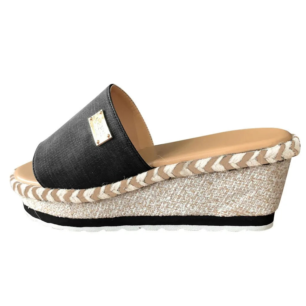 2024 Summer Wedges Slippers Platform High Heels Sandals