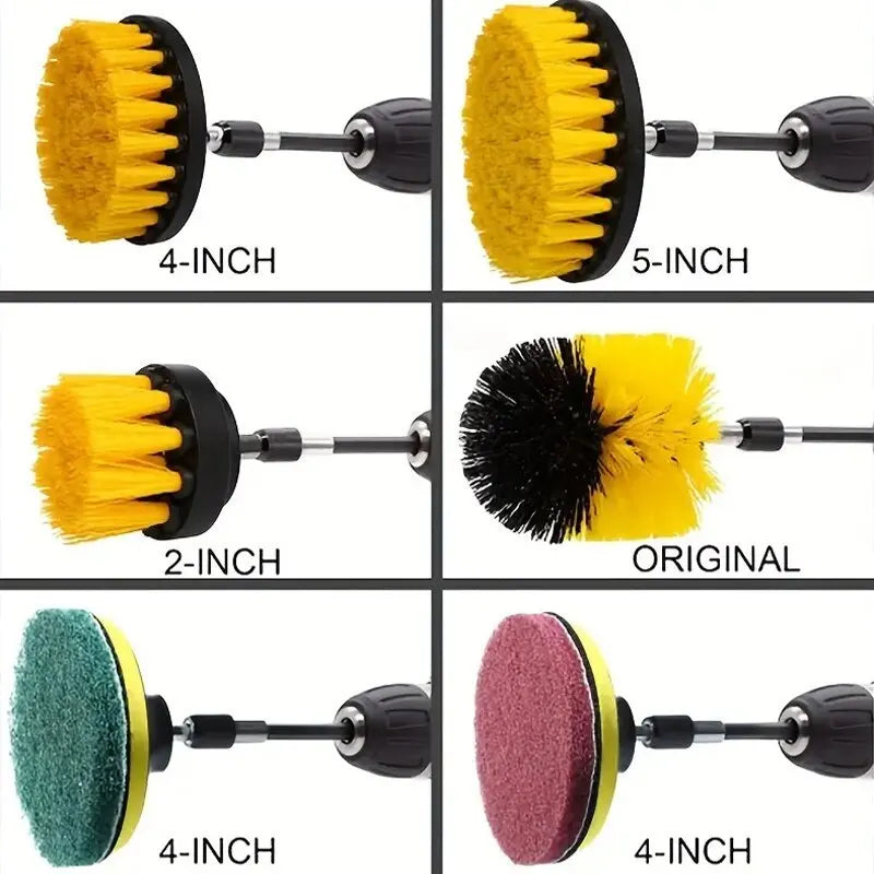 12/4 Pcs Electric room toilet Cleaning Tools household