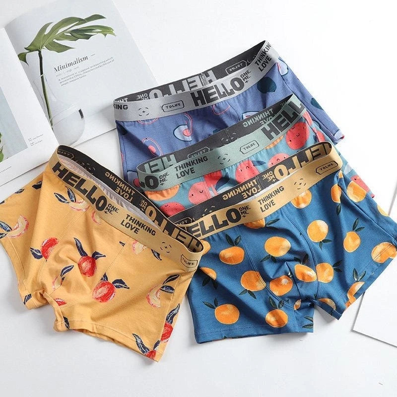 3pcs Men's Panties BoxerShorts Men Underwear