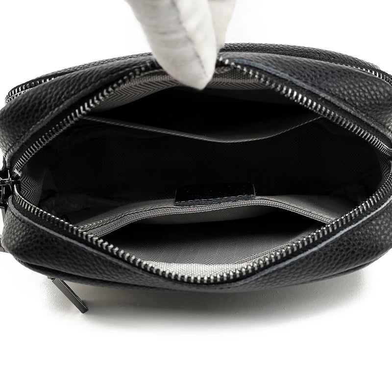 100% Genuine Leather Crossbody Bag Female