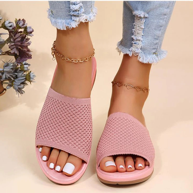Sandals Women Elastic Force Summer Shoes Women Flat
