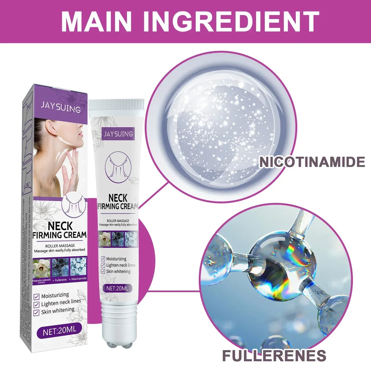 Neck Firming Wrinkle Remover Cream Rejuvenation Lift Firme