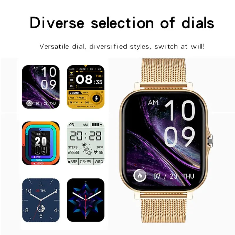 For Xiaomi tch Women Bluetooth Call SmartWatch Men New