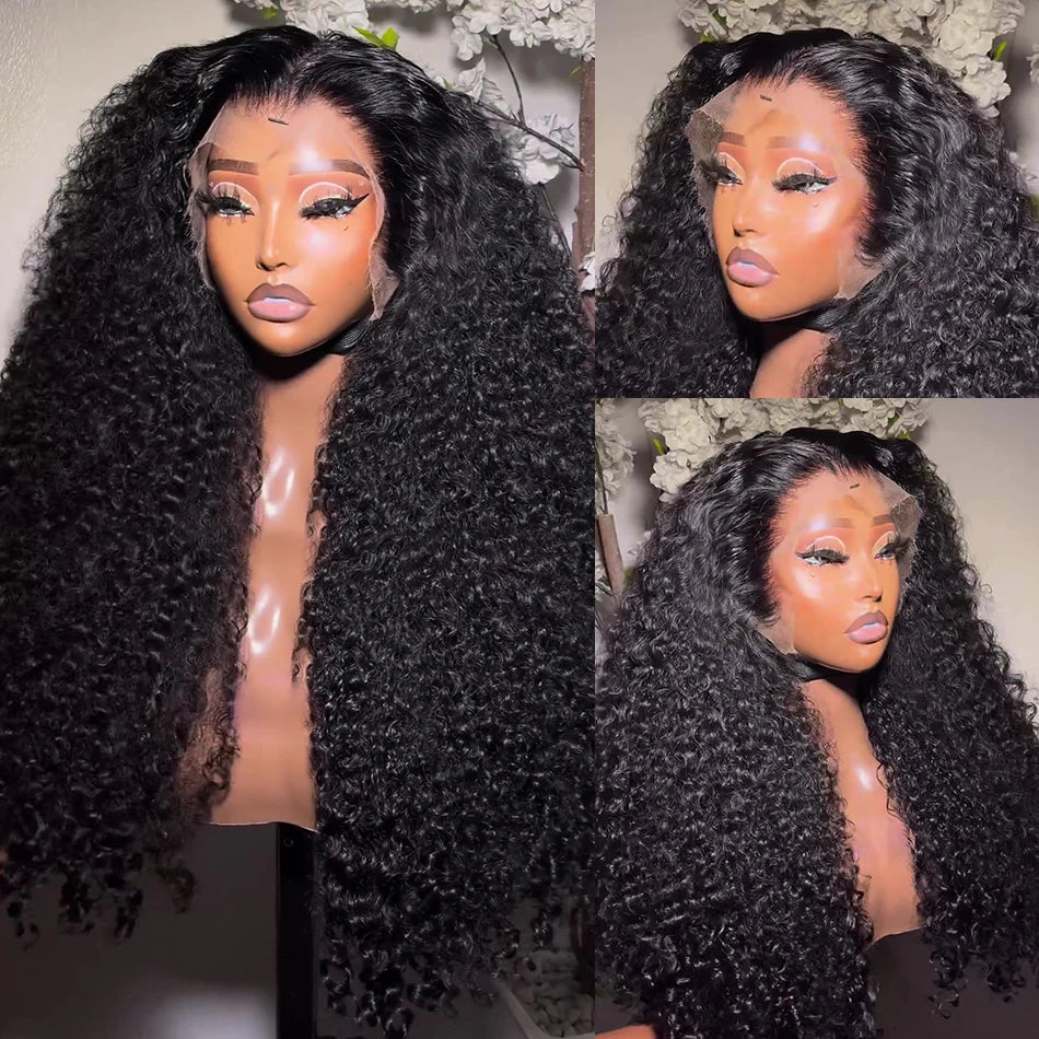40 Inch Curly 13x4 13x6 HD Transparent