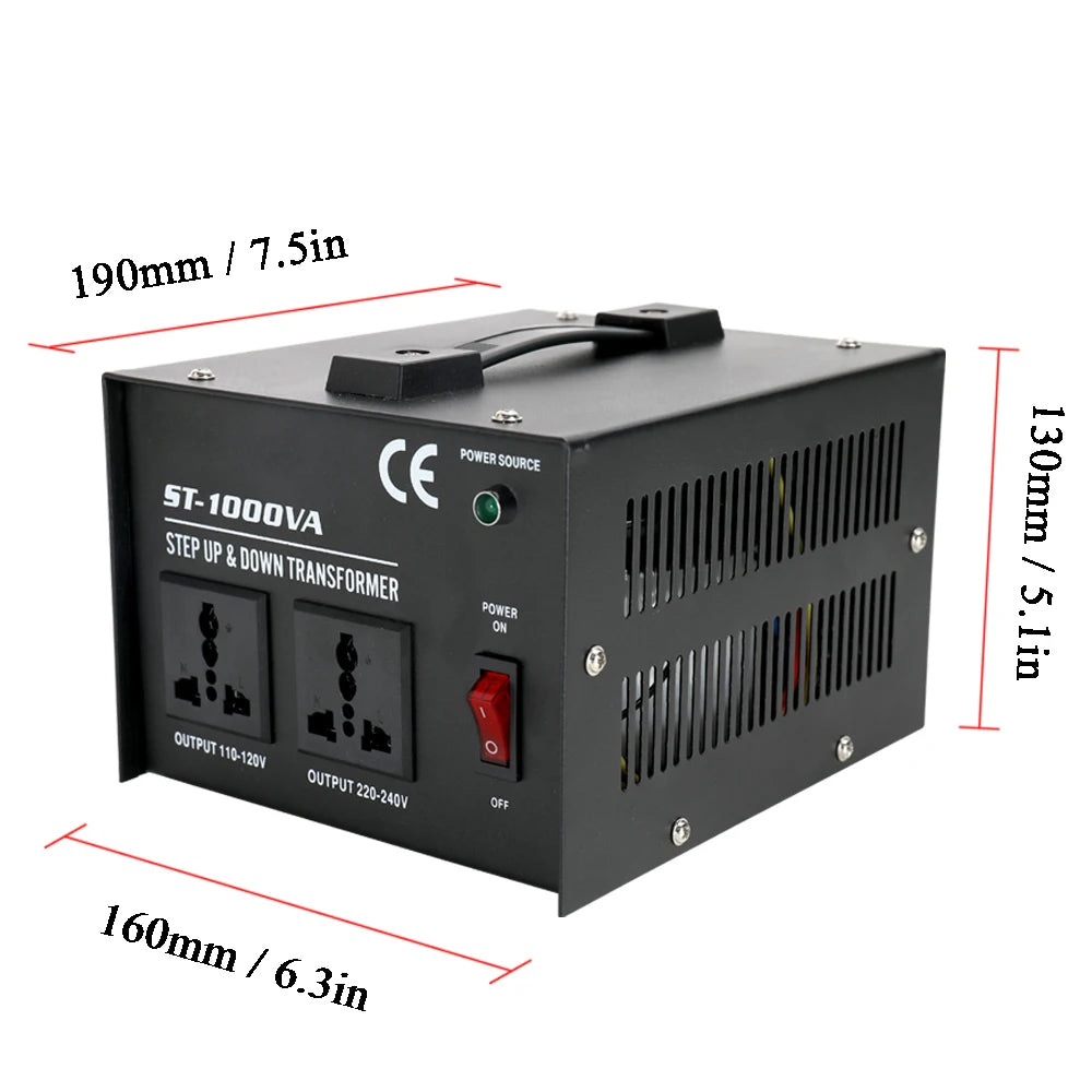 Transformer 220 to 110v Intelligent Efficient Step Up Dld Electrical
