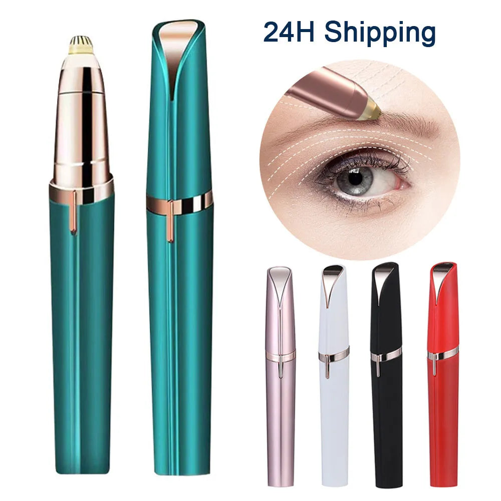 Women Electric Eyebrow Trimmer Security