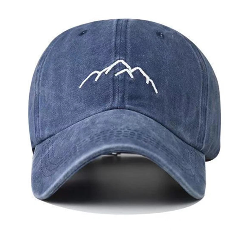 Unisex Washed Cotton Cap Mountain
