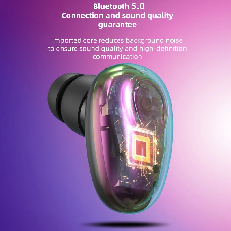 YX01 Mini Invisible Ture Wireless Earphones Bluetooth Headphone Handsfree Hifi Stereo HD Call Headset TWS Earbud With Microphone