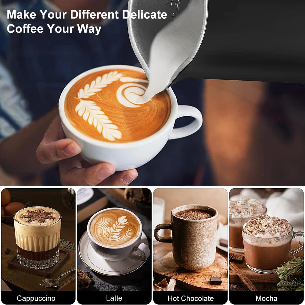 4in1 Electric Milk Foamer Coffee Maker Machine