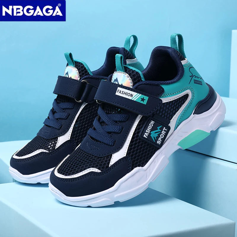 Summer Single Net Breathable Boys Sport Shoes Children Sneakers Rubber Leisure Trainers Casual Kids Sneakers