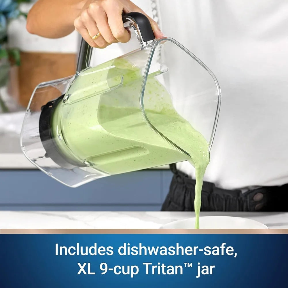Oster Pro Series 2-in-1 Kitchen System with XL 9-Cup Tritan Jar, Food