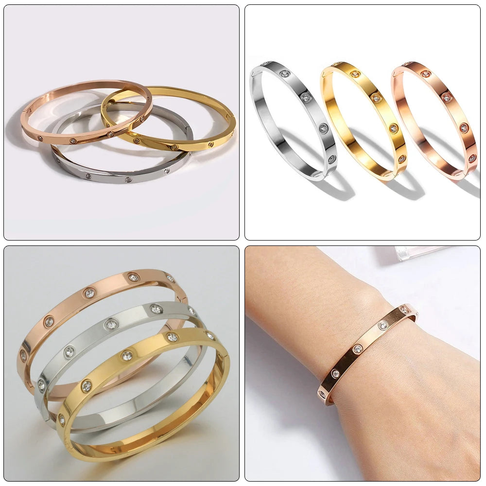 Trendy Crystal Bracelets for Women Fashion