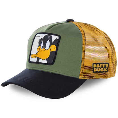 High Quality Brand Anime Cartoon Snapback Mesh Hat Trucker Hat