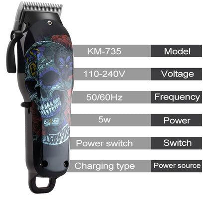 Kemei Cordless hair clipper professional hair