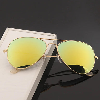 2024 New Double Bridge Aviation Sunglasse Woman Aviat Alloy