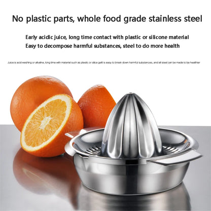 Portable Lemon Orange Manual Fruit Juicer 304 Stainless Steel Kit