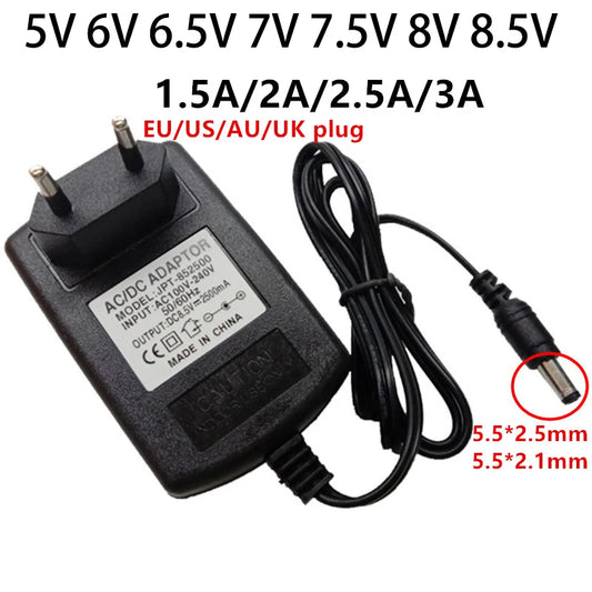 5V 6.5V 7.5V 8.5V Universal Power Switch