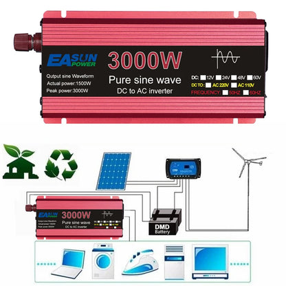 1000W 1600W 2200W 3000W Pure Sine Wave Inverter