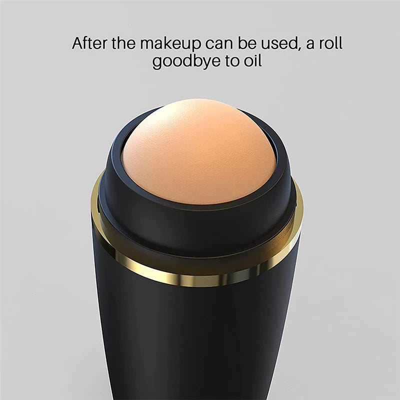Face Oil Absorbing Roller Natural Volcanic Stone Massage Body