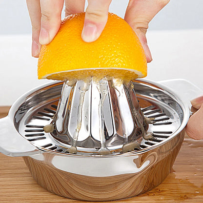 Portable Lemon Orange Manual Fruit Juicer 304 Stainless Steel Kit