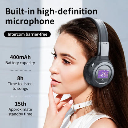 ZEALOT  B570 Wireless Headpht for Computer Phone,Support