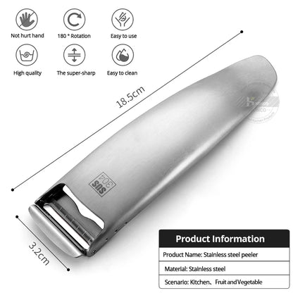 Konco 304 Stainless Steel Peeler,Fruit and Vegetable Peeler Zester ,Kitchen Accessories,Potato Slicer Peeler Kitchen Gadgets