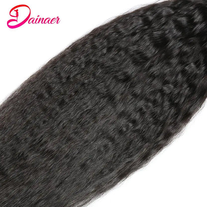 Kinky Straight Hair Bundles 100% HumaIN Yaki Natural HaiR