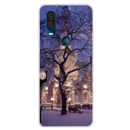 For Motorola Vision Case Soft TPU Silicone Back Cover For Moto