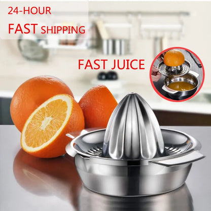 Portable Lemon Orange Manual Fruit Juicer 304 Stainless Steel Kit
