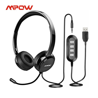 Mpow PA071 AUX Wired Headset With Noise