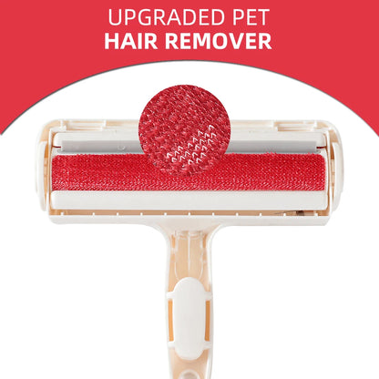 Pet Hair Roller Remover Lint Brush 2-Way Dog