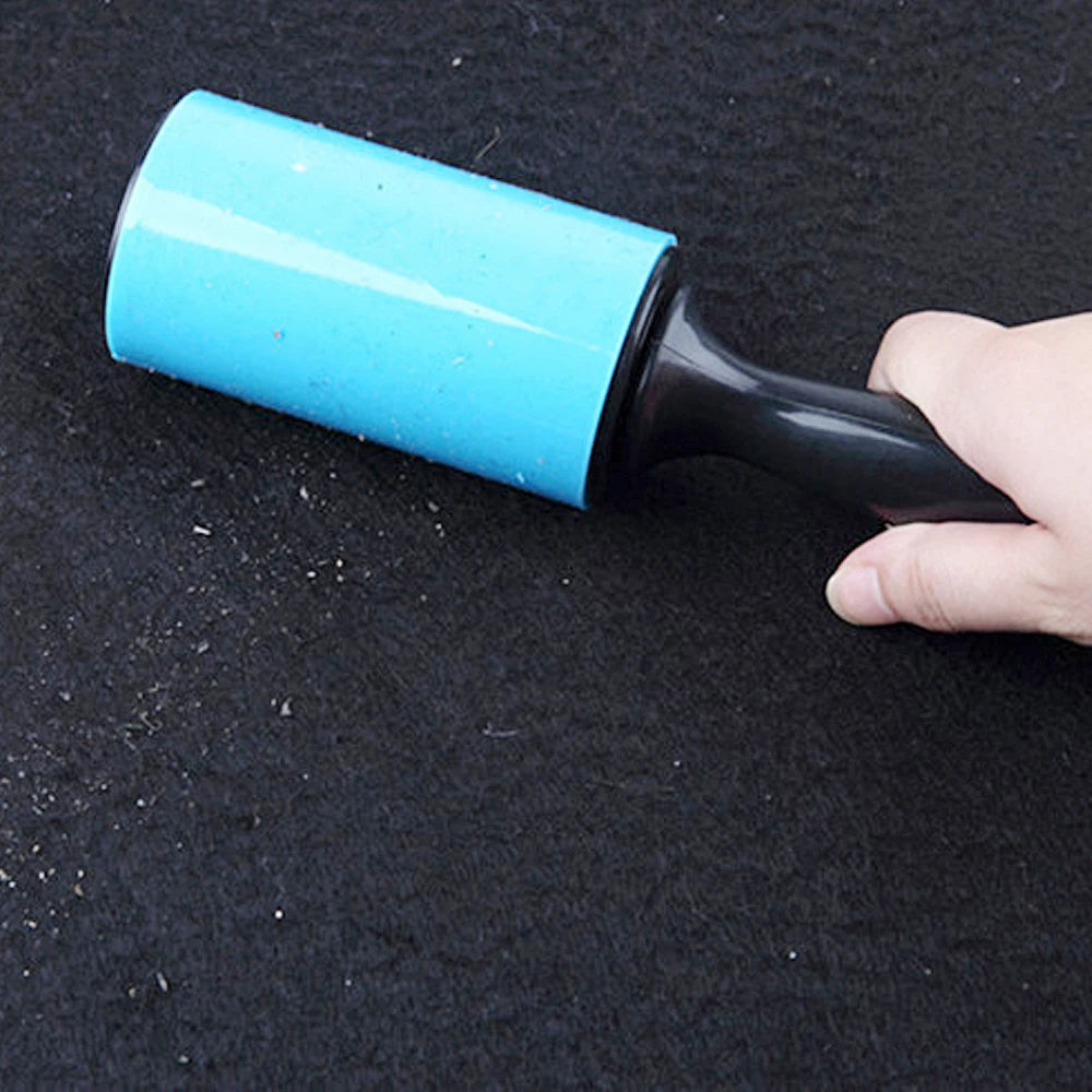 Reusable Sticky Roller For Cleaning Clothes Cat Dog Hair Clean Brush Washable Silicone Dust Lint Wiper Remover